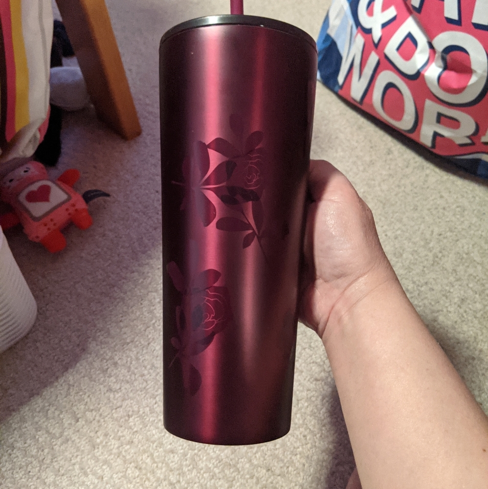 Starbucks plum rose tumbler